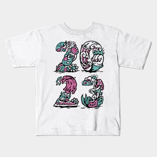 New Trippy Year Of The psychedelic Happy New Year 2023 T-Shirt Kids T-Shirt